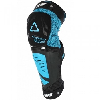 Мотонаколенники Leatt Knee and Shin Guard 3DF Hybrid EXT Black-Blue L-XL