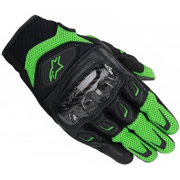 Мотоперчатки Alpinestars SMX-2 Air Carbon Green-Black XL Мотоперчатки Alpinestars SMX-2 Air Carbon Green-Black XL