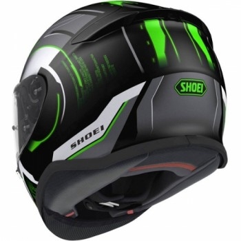 Мотошлем Shoei NXR Isomorph TC-4 Black-Green-Grey XL