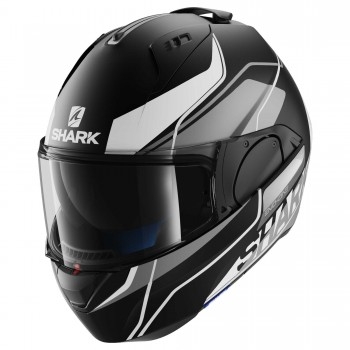 Мотошлем Shark Evo-One Krono Black-Grey-White Matt S