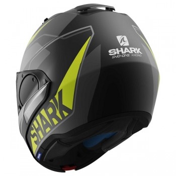 Мотошлем Shark Evo-One Krono Black-Grey-Yellow Matt XL