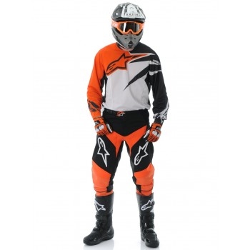 Кроссовая футболка (джерси) Alpinestars Techstar Orange-Black L
