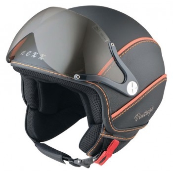 Mотошлем Nexx X60 Vintage Soft Black-Orange 2XL