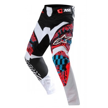 Мотоштаны Alpinestars Charger (3721212) Red-Cyan-Black 32