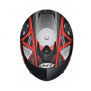 Мотошлем MT Thunder Lightning Power House Black-Red L