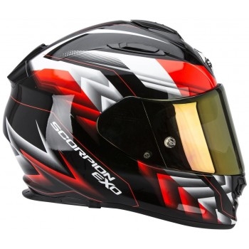 Мотошлем Scorpion Exo-510 Air Scale Black-Neon-Red L