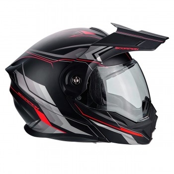Мотошлем Scorpion ADX-1 Anima Matt Black-Rred 2XL