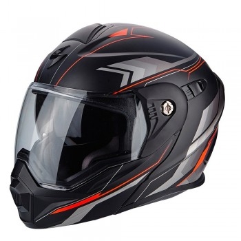 Мотошлем Scorpion ADX-1 Anima Matt Black-Rred 2XL