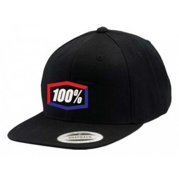 Кепка 100% CORPO Classic SnapBack Black-Blue-Red Multisize