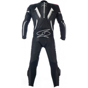 Мотокомбинезон Spyke Blinker Rac Leather Black-White 48 Мотокомбинезон Spyke Blinker Rac Leather Black-White 48