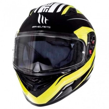 Мотошлем MT Mugello Maker Black-Fluo Yellow XS