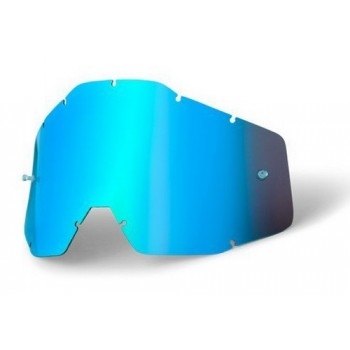 Сменная линза 100% Racecraft/Accuri/Strata Blue Mirror-Blue Anti-Fog