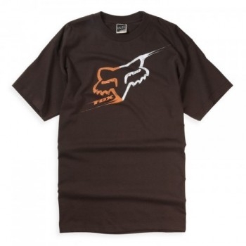 Футболка FOX Opposites Attract s/s Tee Dark Brown S