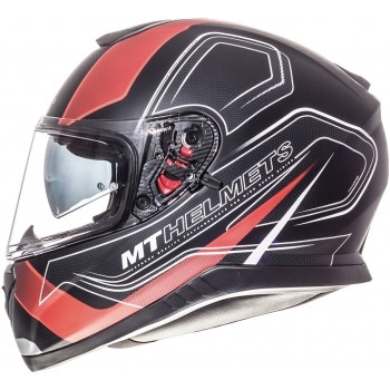 Мотошлем MT Thunder 3 SV Trace Matt Black-Rred M