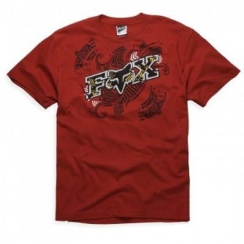 Футболка FOX Tahititat ss Tee Mens Red S