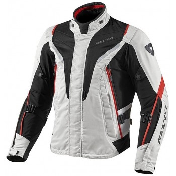 Мотокуртка Revit VAPOR текстиль Silver-Red S