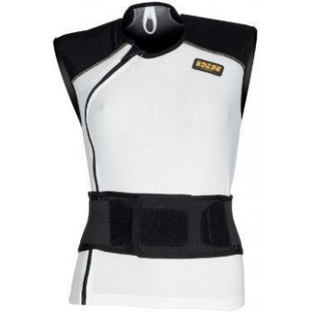 Мото жилет женский с защитой спины IXS CARAPAX White-Black DM