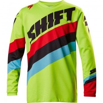 Мотоджерси Shift Whit3 Tarmac Jersey Flo Yellow L 2017