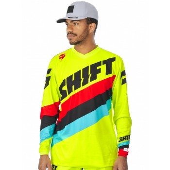 Мотоджерси Shift Whit3 Tarmac Jersey Flo Yellow L 2017