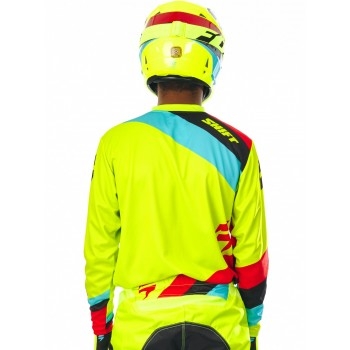 Мотоджерси Shift Whit3 Tarmac Jersey Flo Yellow XL 2017