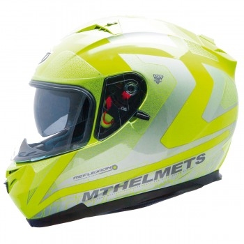 Мотошлем MT Blade SV Reflexion Yellow Fluo M