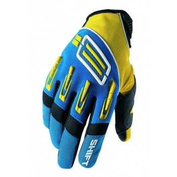 Мотоперчатки Shift Pro Strike Yellow-Blue M (9)