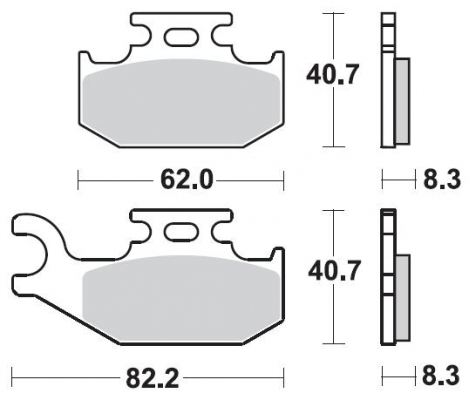 Колодки тормозные Braking BR 936CM44
