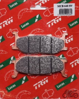 Колодки тормозные TRW LUCAS MCB640SV