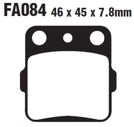 Тормозные колодки EBC FA084TT