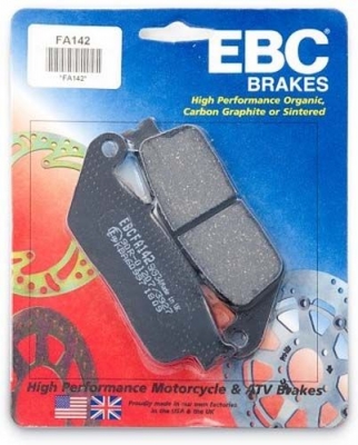 Колодки тормозные дисковые EBC FA142