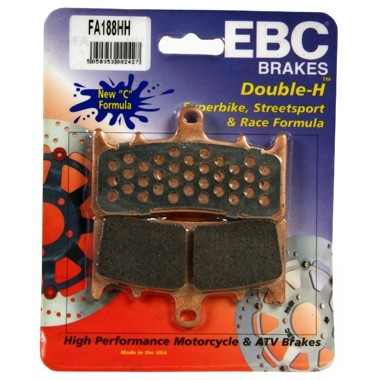 EBC FA188HH - комплект дисковых тормозных колодок для мотоциклов EBC FA188HH - комплект дисковых тормозных колодок для мотоциклов