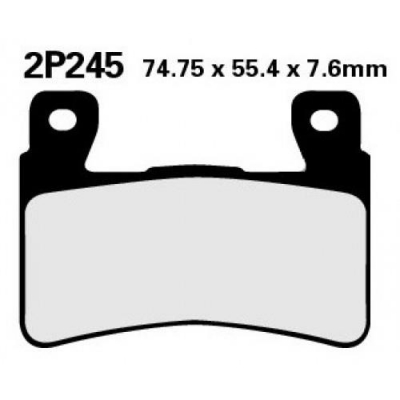 Тормозные колодки Nissin 2P245NS