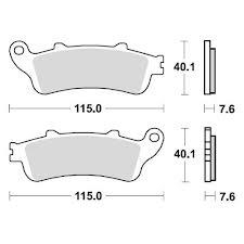 Колодки тормозные Braking BR 815SM1