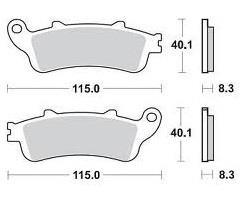 Колодки тормозные Braking BR 813SM1