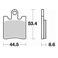 Колодки тормозные Braking BR 830SM1