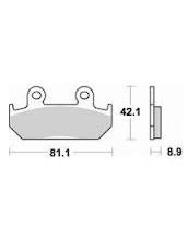 Колодки тормозные Braking BR 896CM33