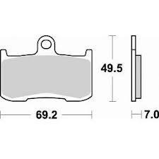 Колодки тормозные Braking BR 906CM55