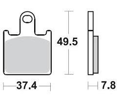 Колодки тормозные Braking BR 927CM55