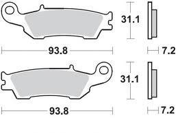 Колодки тормозные Braking BR 929CM46