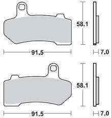 Колодки тормозные Braking BR 934CM77