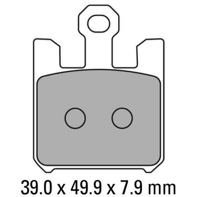 Колодки тормозные дисковые FERODO FDB2164XRAC