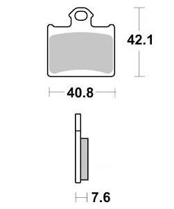 Колодки тормозные Braking BR 949CM44