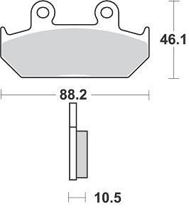 Колодки тормозные Braking BR 690SM1