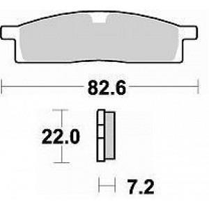 Колодки тормозные Braking BR 705CM44