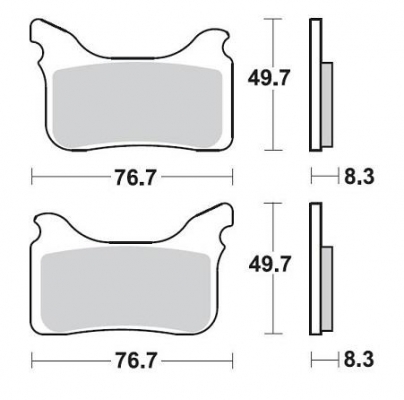 Колодки тормозные Braking BR 931CM55