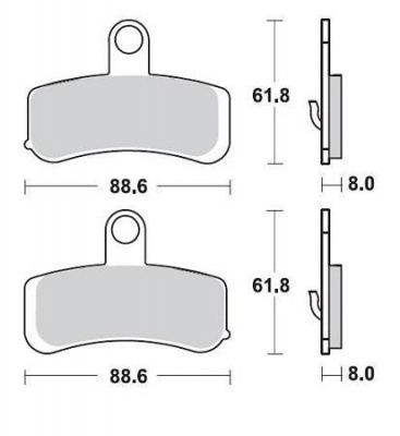 Колодки тормозные Braking BR 943CM77