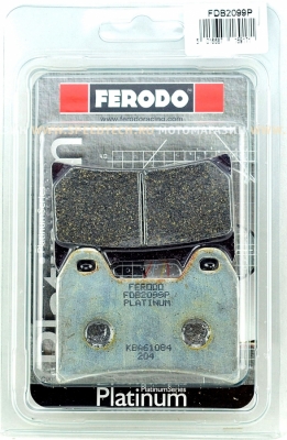 Колодки тормозные дисковые FERODO FDB2099P Колодки тормозные дисковые FERODO FDB2099P