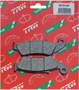 Колодки тормозные дисковые LUCAS MCB669