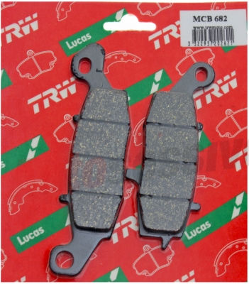 Колодки тормозные дисковые LUCAS MCB682 Колодки тормозные дисковые LUCAS MCB682