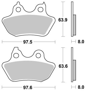 Колодки тормозные Braking BR 951SM1
